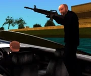 Sicarios haciendo su trabajo