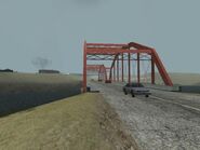 AutoviaLV12.jpg (99 kB) Puente que une "Tierra Robada" con "Fort Carson" en el tremo caso final de la autovía