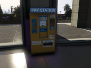 Máquina "PayStation" en el estadio.