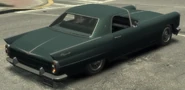 Parte posterior de un Peyote con techo rígido en GTA IV.