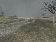 AutoviaLV13.jpg (117 kB) Otra parte de la Autovía, con un poco de vegetación, aun así se nota que es una zona desértica