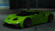 FMJ de color único con la matrícula C4TCHM3 en GTA Online: Importaciones/Exportaciones.