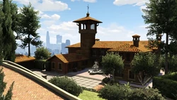 Una mansión sobre Ace Jones Drive.