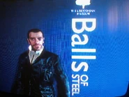 Cartel con la famosa frase de Duke Nukem en el Libertonian Museum