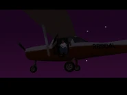 CJ decidido a saltar.