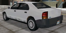 Parte posterior de un Kuruma en Grand Theft Auto: Liberty City Stories.