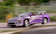 El Mitsubishi Eclipse Spyder GTS 2003 de la película.