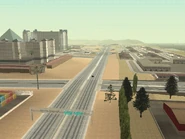 Inicio de la autopista.