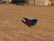 Parte posterior del RC Bandit en SA.