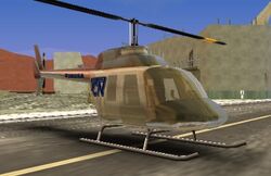 El VCN Maverick en Grand Theft Auto: Liberty City Stories (PSP)