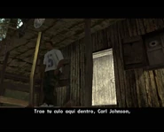 Catalina le dice a Carl que entre en su casa...