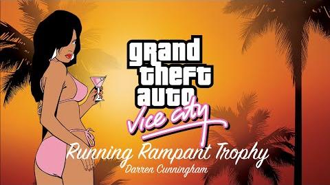 Consiguiendo el trofeo Campando a mis anchas en Grand Theft Auto: Vice City.