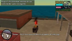 Robando el contenedor.