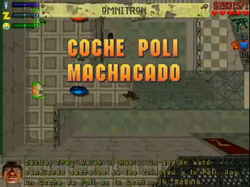 Coche poli machacado