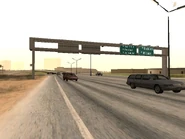 Entrada de la autopista.