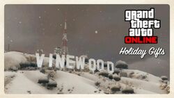 Foto promocional del DLC navideño de GTA ONLINE