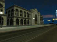 Otra parte de este barrio, los edificios son muy parecidos.