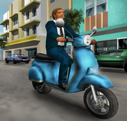 Una Faggio Beta en Grand Theft Auto: Vice City.