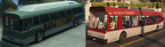 Comparación de un bus de LTA (GTA IV) con un bus de LST (GTA V)