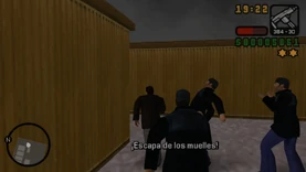 Toni huyendo de los huelguistas.