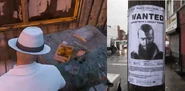La comparación de los carteles.