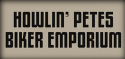 Howlin' Petes Biker Emporium logo