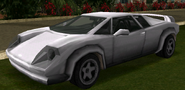 El Infernus blanco de Lance Vance en Grand Theft Auto: Vice City.