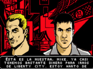 Mike y Vinnie hablando sobre Liberty City.