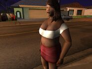 Prostituta en Las Venturas.