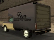 Parte posterior de una Benson en Grand Theft Auto: Vice City Stories.