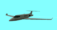 Shamal volando en Grand Theft Auto San Andreas.