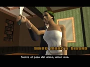 María y Salvatore practicando su lanzamiento.