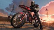 Otra vista de la Oppressor en el Social Club de Rockstar Games de 2019.