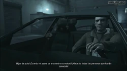 Gordon dejando a Gracie en el porta-maletas.