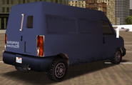 Vista posterior de una Ballot Van en Liberty City Stories