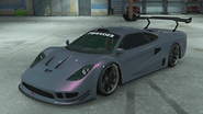 Tyrus de color único con matrícula TR3X en GTA Online: Importaciones/Exportaciones.