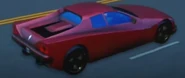 Parte posterior del Cheetah en la versión definitiva de GTA III.
