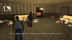 El garito de crack. Veáse las dos prostitutas: una al final y otra a la izquierda.