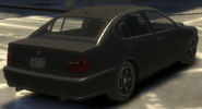 Parte posterior de un Lokus en Grand Theft Auto IV.