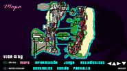 Menú de pausa de Grand Theft Auto: Vice City Stories (PS2).