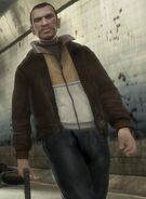 El APD de Niko Bellic, protagonista de Grand Theft Auto IV.