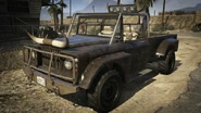 La Bodhi es un vehículo exclusivo de Grand Theft Auto V. Un ejemplo de la versión más moderna de los vehículos en la saga GTA, tiene más detalles que en el juego anterior. Además, la física está mejorada.
