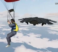 El OVNI arriba de Fort Zancudo.