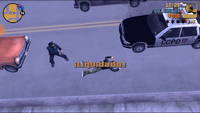 ¡Liquidado! en GTA III (versión móvil).