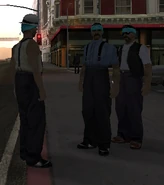 Miembros de los San Fierro Rifa.