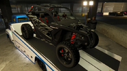 El Outlaw que apareció en exhibición como vehículo del podio en el Club de coches de LS en la Semana de Director Ejecutivo (Septiembre 2024).