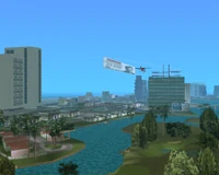 El sur de Vice City Beach en GTA: VC.