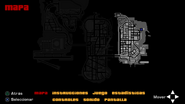 Menú de pausa de Grand Theft Auto: Liberty City Stories (PS2).
