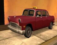 Un Cabbie modificado en Grand Theft Auto: San Andreas