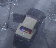 El Gauntlet Interceptor (a la izquierda) en el tráiler de GTA VI.